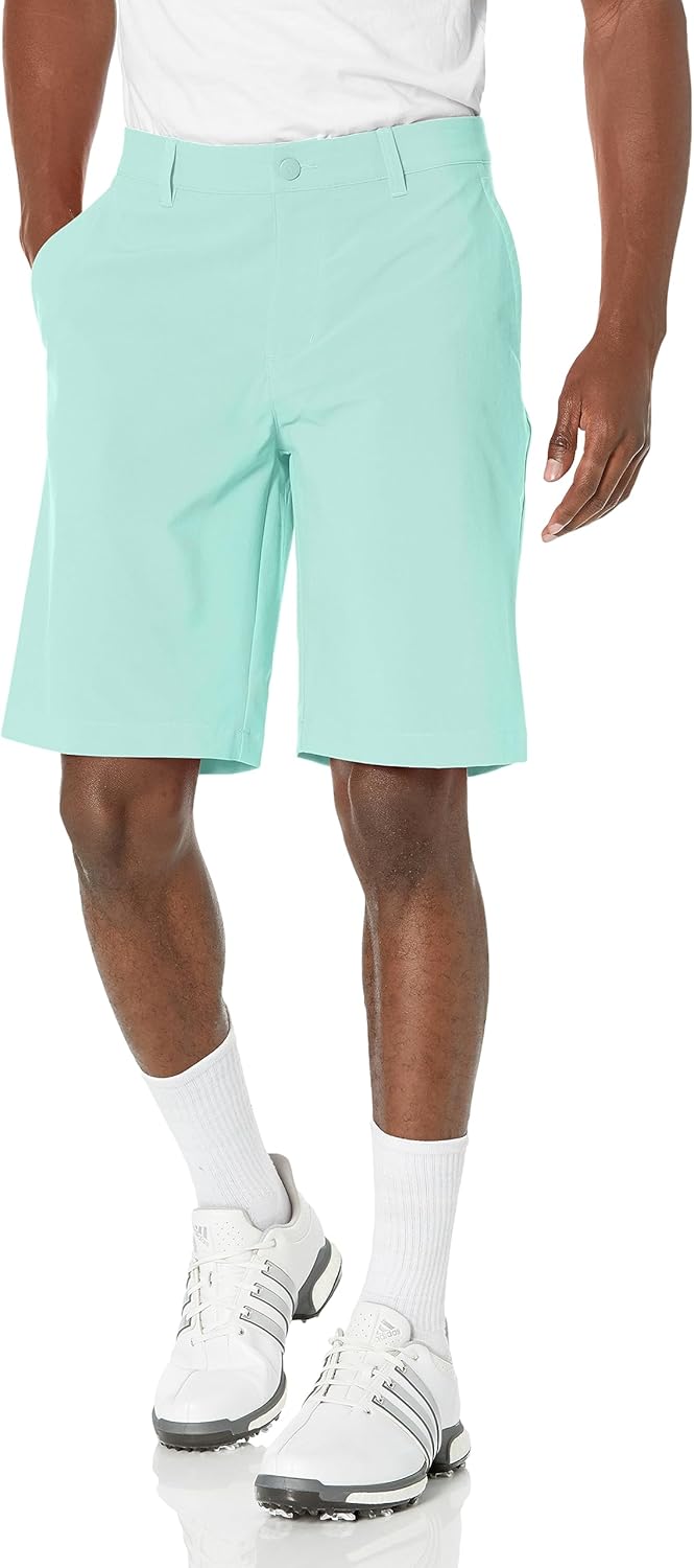 adidas Golf Mens Ultimate365 10-Inch Golf Shorts, semi Flash Aqua, 28