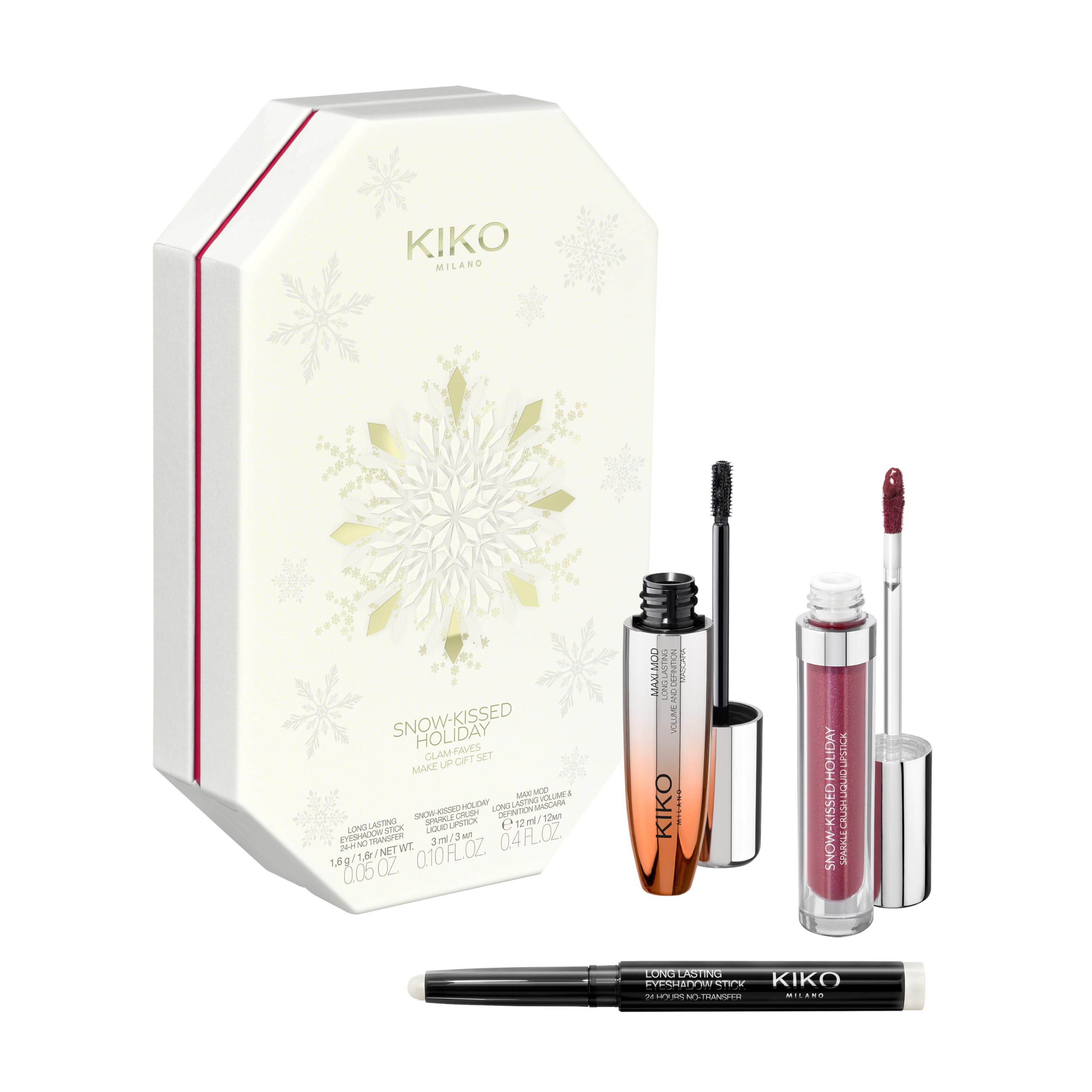 Amazon.com: KIKO Milano Snow-Kissed Holiday Glam-Faves Make Up