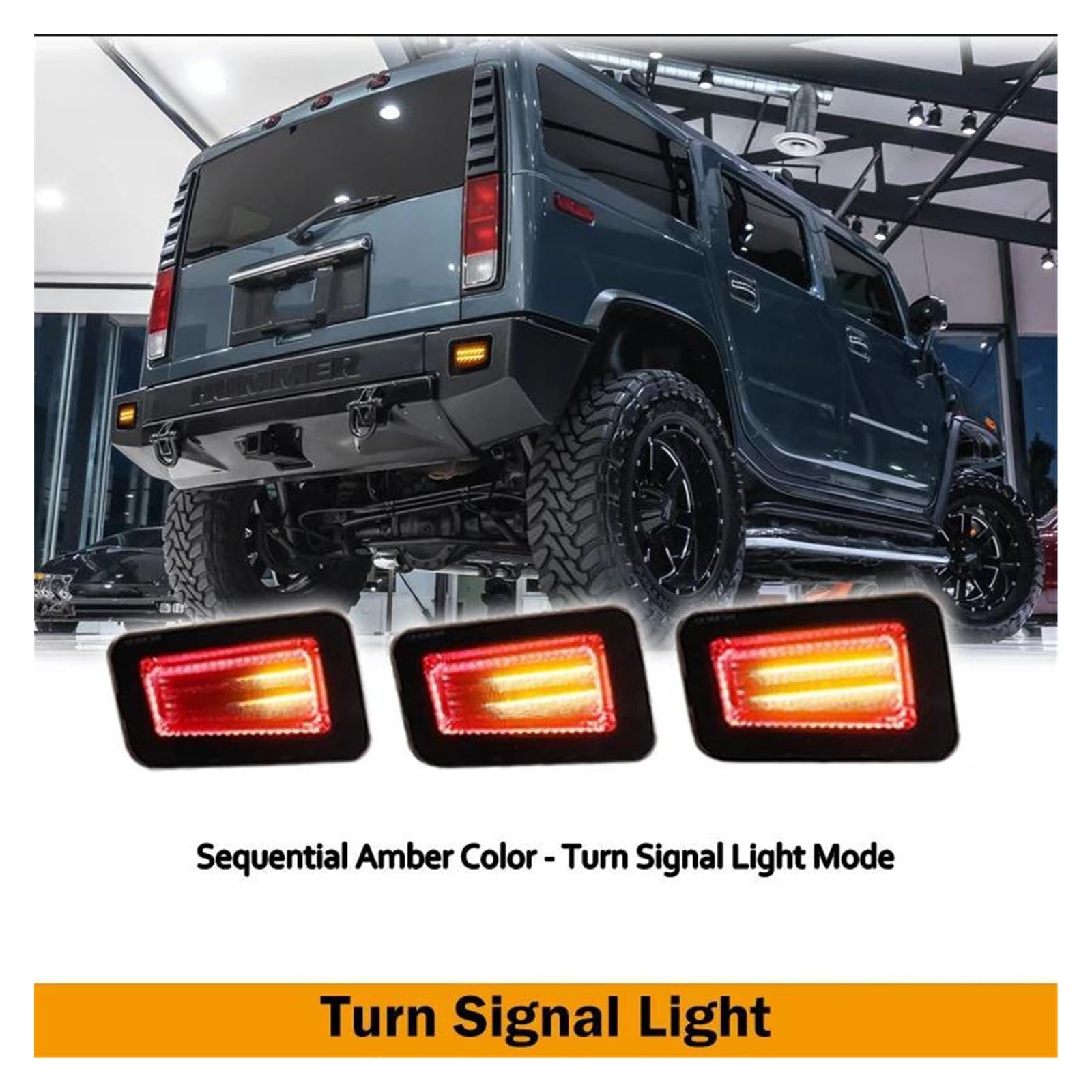 Amazon | バックランプ 2 個ハマー H2 2005 2006 2007 2008 2009 赤色