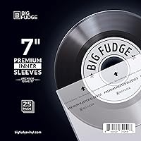Vista 13 de Big Fudge Fundas interiores para discos de vinilo, fundas de vinilo, cubiertas transparentes de 3 capas con papel de arroz antiestático, cubierta