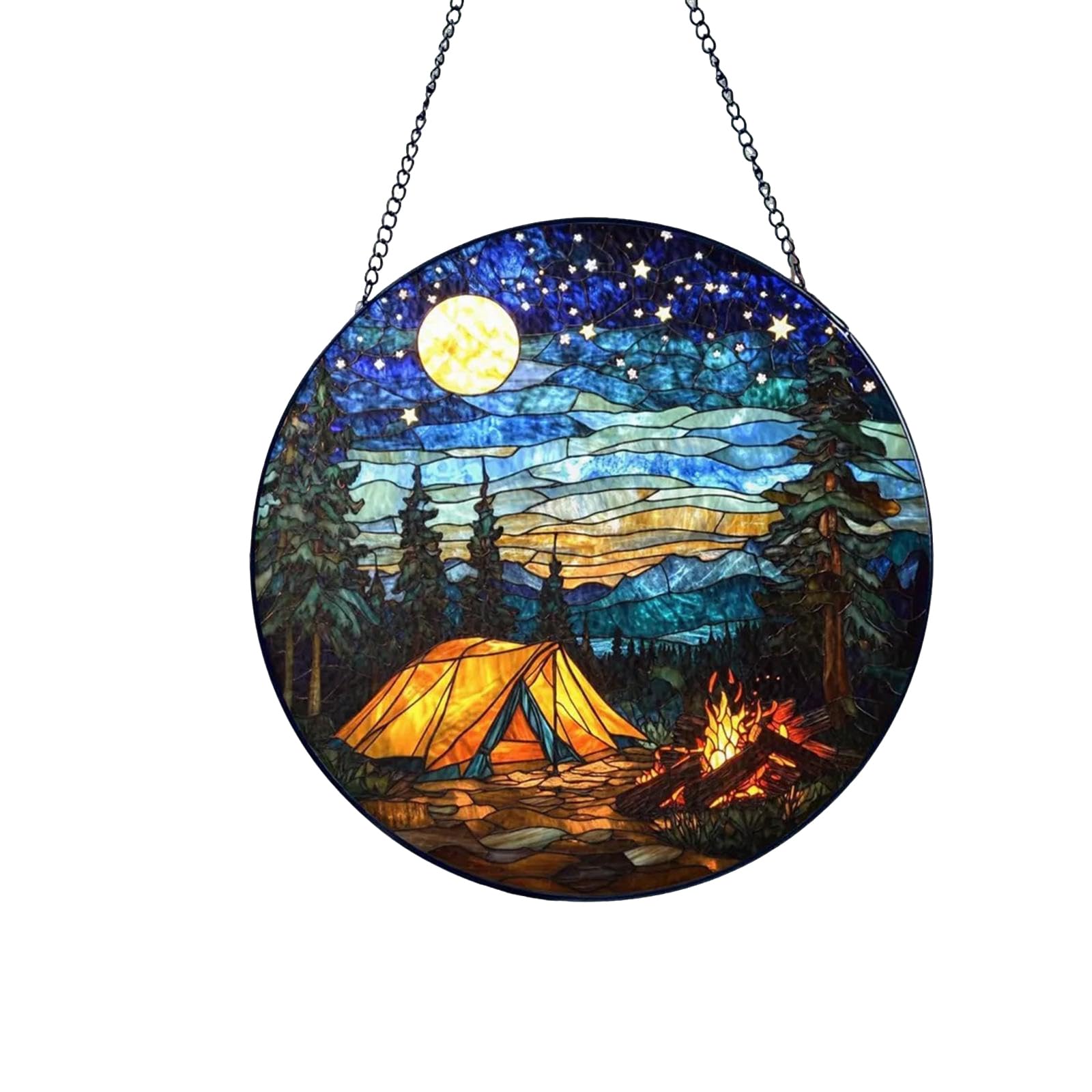 Birds Sunflowers Suncatchers Decors for Window Hanging, Artificial Green Plant Decors Women, Mom Acrylic Window Hanging