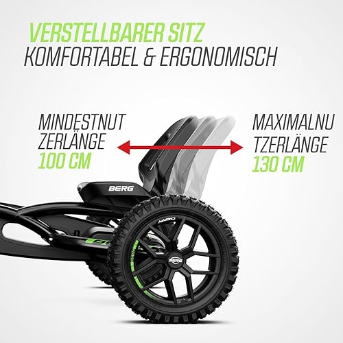 Miniatura 3 de Berg Toys Choppy Neo Pedal Go Kart para niños y adultos  Juguete ajustable para niños de 4 a 8 años  Go Karts con sistema BFR, Go Cart para niños y