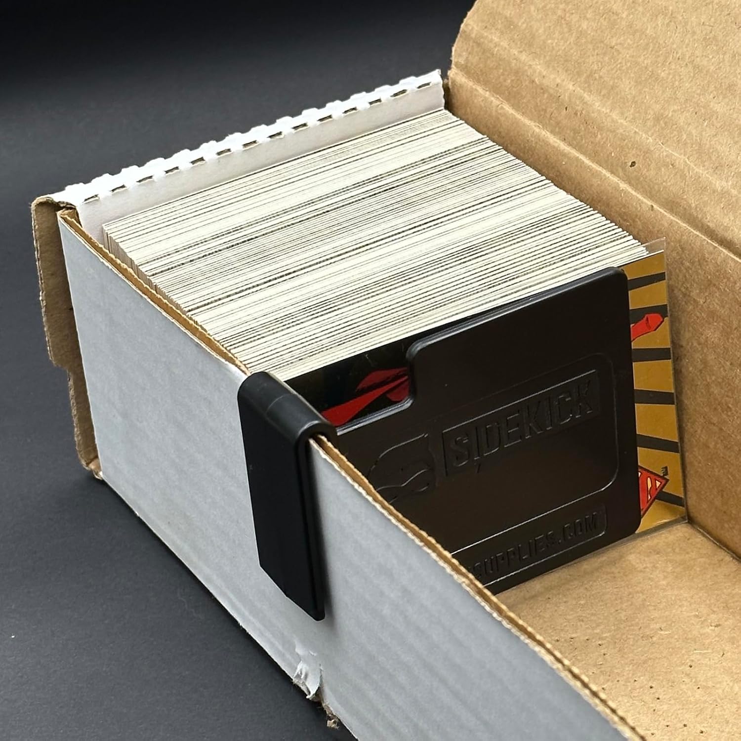 SIDEKICK Mini Card Box Divider (10-Pack) Trading/Gaming/Baseball Card Storage Box Divider Protect What You Collect - Proudly Made in the USA
