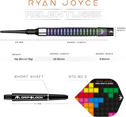 Miniatura 5 de Mission Ryan Joyce - Punta suave - 95% - Coral PVD - Implacable - 0.74oz