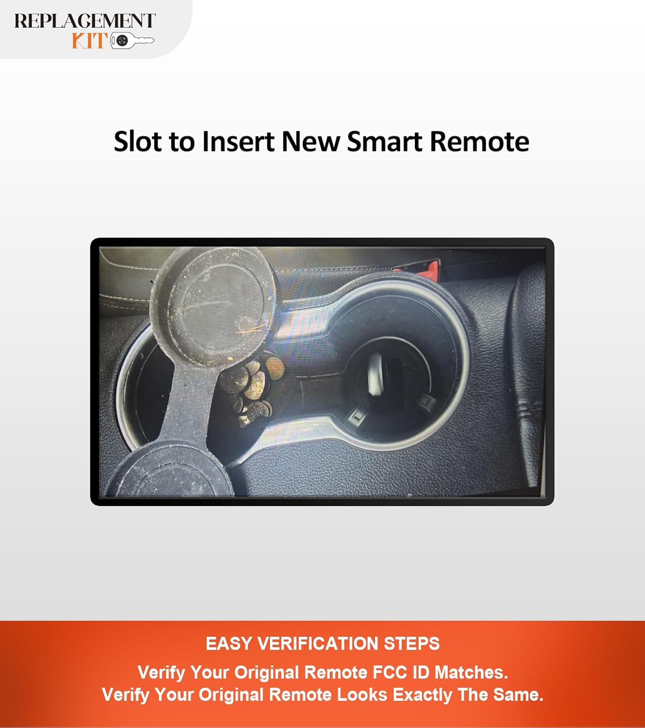 Smart Car Key Fob Replacement Bundles for Ford M3N-A2C31243300 164-R7989 fits Mustang 2015 2016 2017 2018 Add A Spare Key