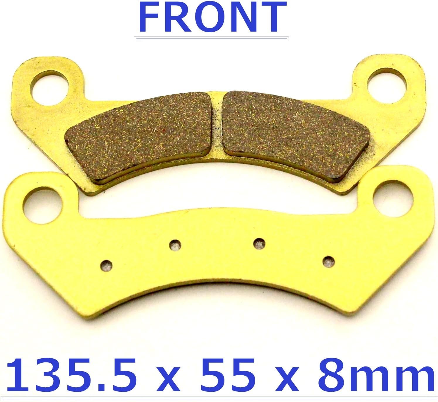 Front Rear Brake Pads Brakes for John Deere Gator XUV 625i 825i 855D 2011 FA610F FA609R AM140607 AM141182 MC0471