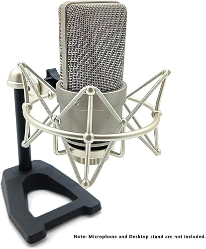 Miniatura 2 de Metal Micrófono Shockmount & Soporte para Neumann TLM 103/M147 - Plata