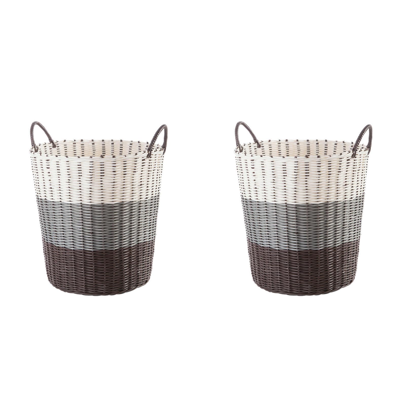 Household Clothes Storage Basket, Large Capacity Laundry Basket, Light Luxury Dirty Clothes Basket, Toy Storage Bin