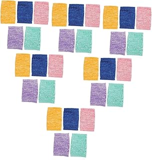 Healeved 30 Peças Manguito Protetor De Pulso Cinta De Pulso Suporte De Pulso De Tênis Fita De Pulso Atlética Cinta De Polegar Cinta De Pulso De Ginástica Corrida Faixa De Compressão De