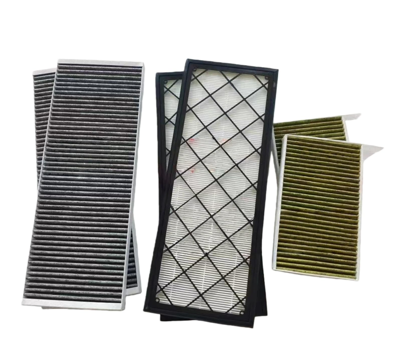 HEPA-Aktivkohlefilter-Set, 6er-Pack, interner und externer HVAC-Filter für Tesla Model Y (2021-2025) 6-piece set