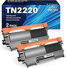 INK4U TN2220 Cartouches de toner compatibles pour Brother TN 2220 TN2010 pour MFC-7360N 7460DN, DCP-7065DN 7055, FAX-2840 2845 HL-2130 2132 2230 2135W 2250DN 2270DW 280DW DW Imprimantes (2 Noir)