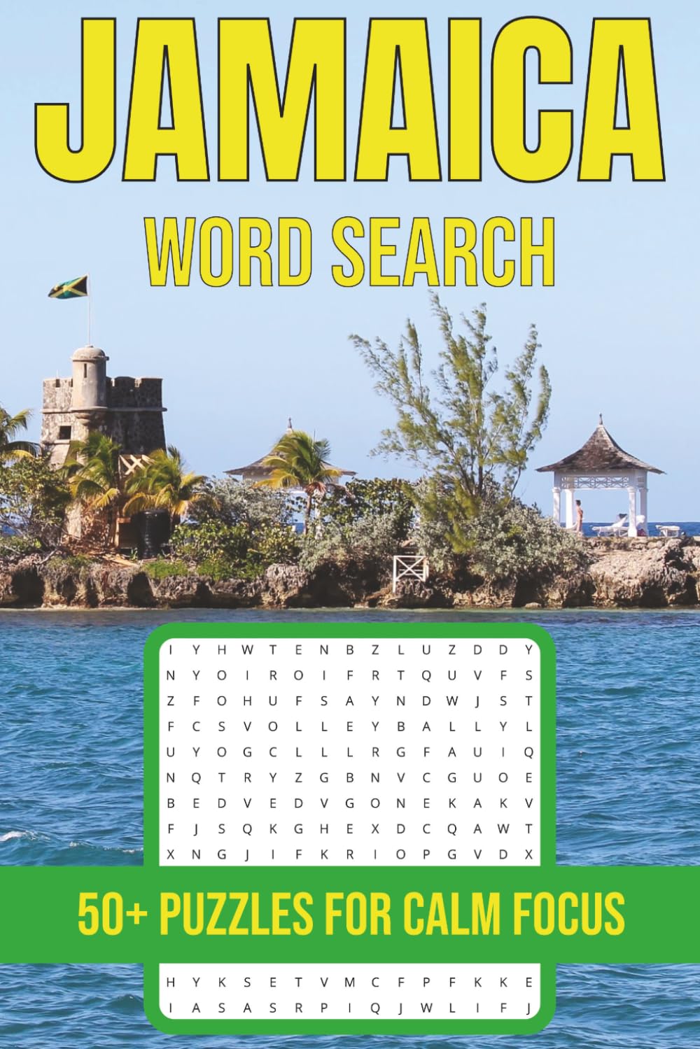 Jamaica Word Search Puzzle Book: Easy and Relaxing Caribbean Themed Word Finds Featuring Beaches, Reggae, Food, and Island Culture