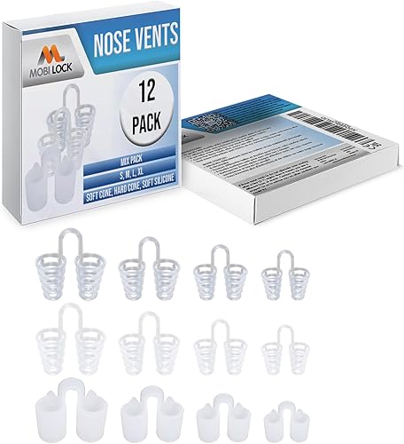 Miniatura 23 de Dilatador de alivio sinusal de ventilación nasal (paquete de 12 rejillas de ventilación de gran tamaño) suaves - Una solución simple para ronquidos