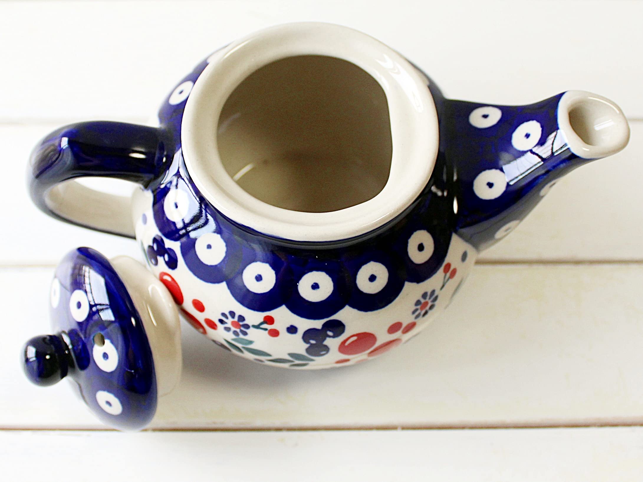 ポーリッシュポタリー＊時計　ポット Amazon | ポーリッシュポタリー (ポーランド食器) カフェポット