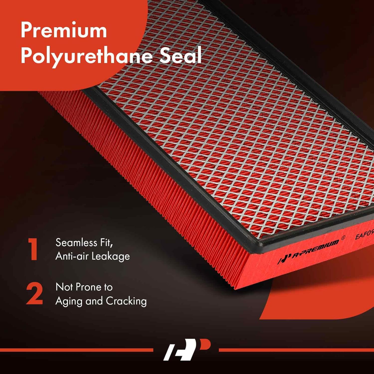 A-Premium 2-PC Pre-oiled Engine Air Filter Compatible with Ram 1500 11-18/20-23, 2500 3500 11-18, 1500 Classic 19-23 & Dodge Ram 1500 Ram 2500 03-10, Ram 3500 02-09