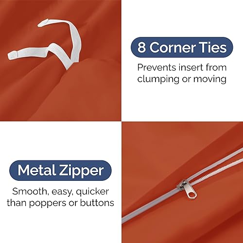 Miniatura 158 de Juego de funda de edredón tamaño King – Funda de edredón extra suave tamaño King de 104 x 90 pulgadas con 2 fundas de almohada – Lujo de hotel, 01