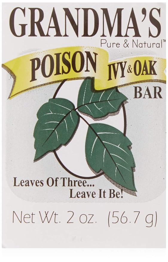 Grandma's Poison Ivy Soap Bar 2.0 oz Itch Relief Wash