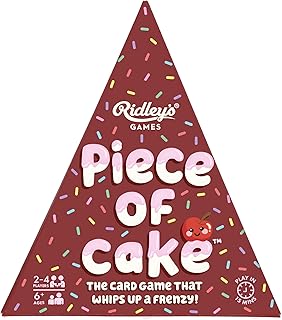 Ridley's Games: Piece of Cake | The Card Game That Whips Up a Frenzy - Fast Paced Card Passing Game -Family Game Night Favorite for Bakers
