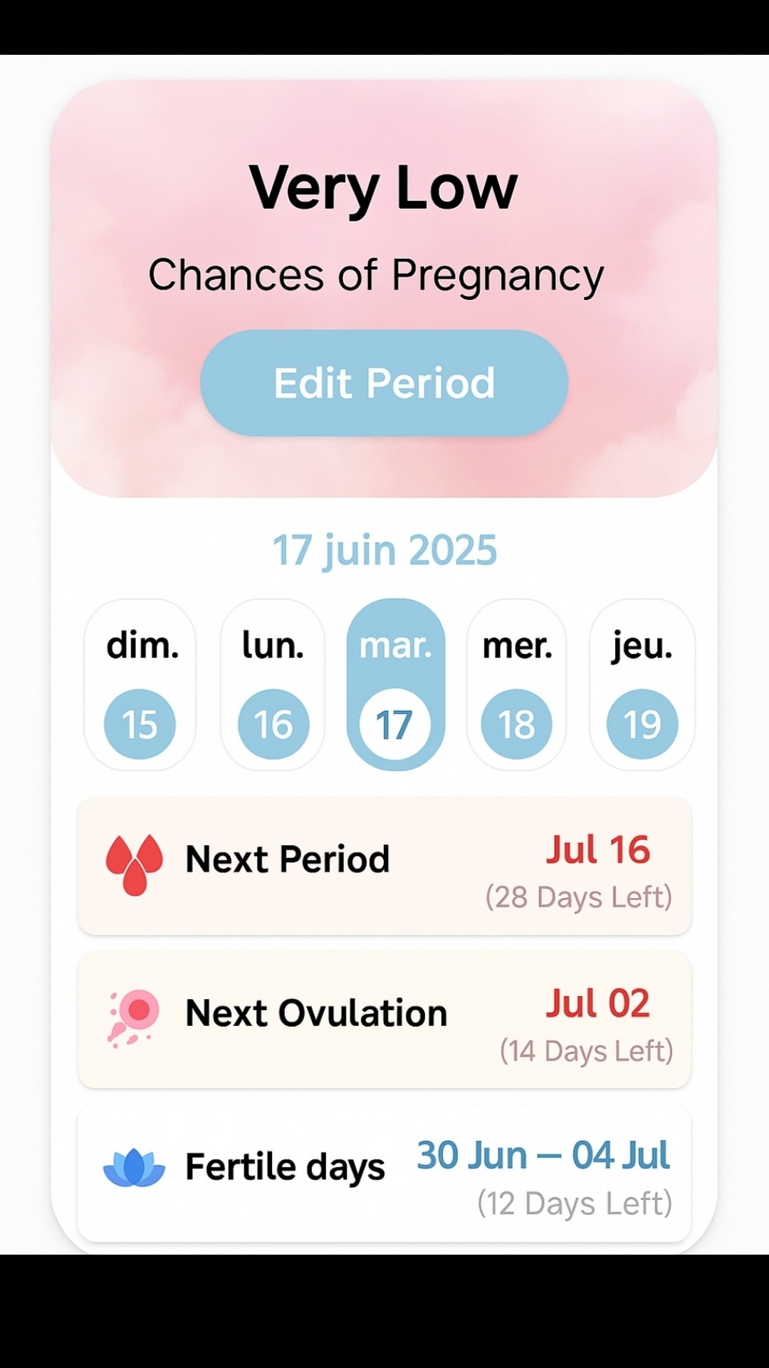 Period tracker - App on Amazon Appstore
