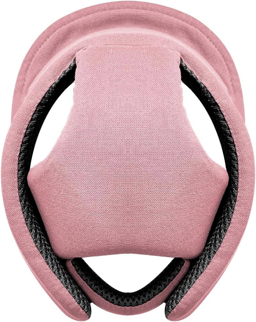COMMU Baby Helmet for Crawling Walking Baby Head Protector(Milky Pink) - Toddler, Infant Baby Safety Headguard, Air-Mesh Ventilation, Ultra-Lightweight, Stable Support Y-Structure