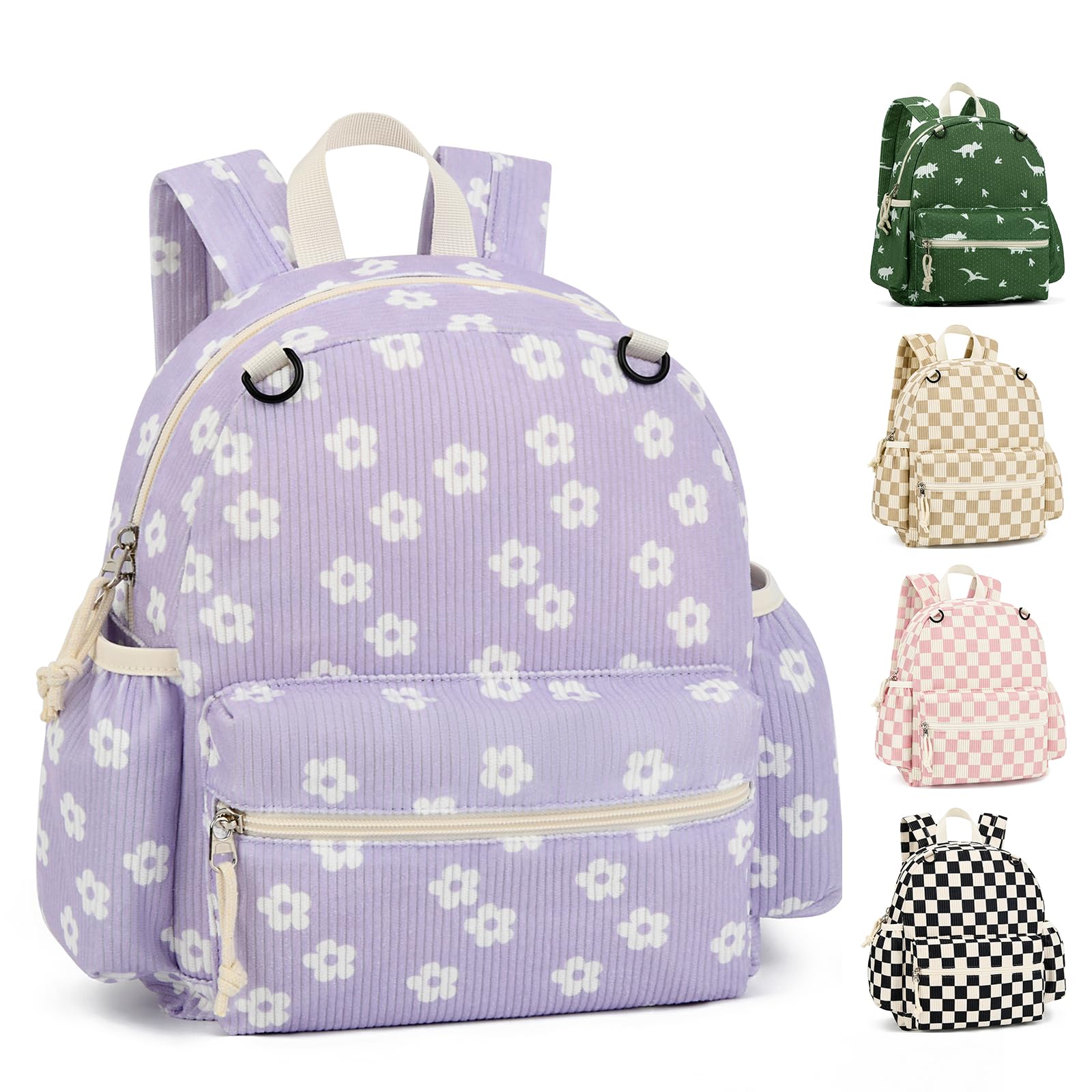Corduroy Toddler Backpack for Boys &amp; Girls, Kids Backpacks