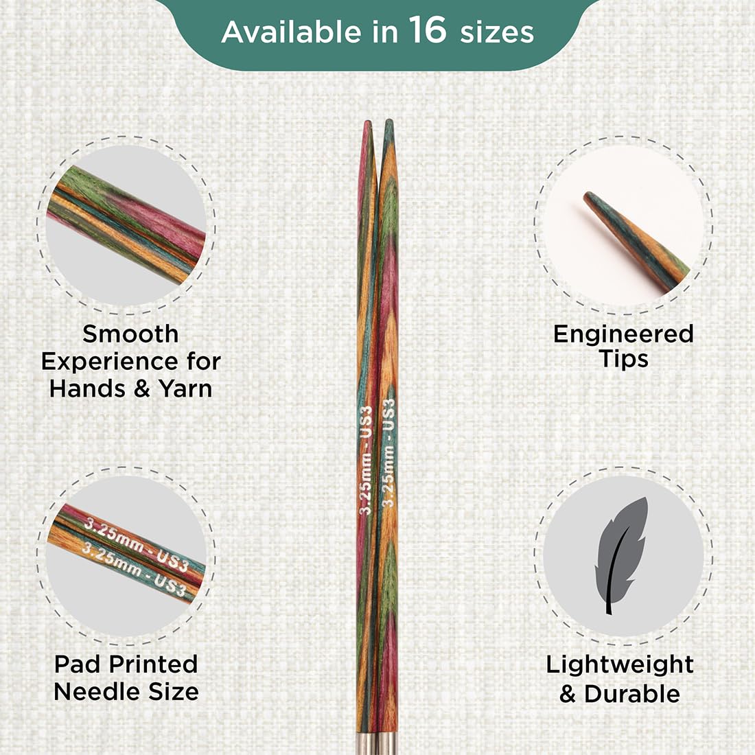 Cordes Neuves KnitPro Pour Aiguilles à Tricoter - Couleur Assortie, Avec Embouts Et Clé, Longueur De Corde 20 Cm (40 Cm Avec Pointes)