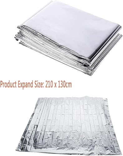 Miniatura 2 de Paquete de 6 películas reflectantes de Mylar plateadas de alta calidad, láminas de papel de aluminio para invernadero de jardín que aumentan