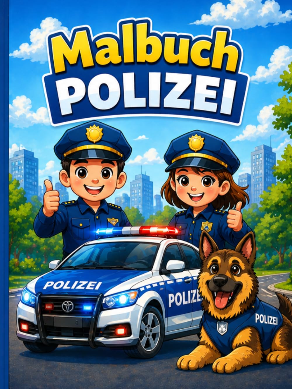Malbuch Polizei (Die Welt zum Ausmalen)