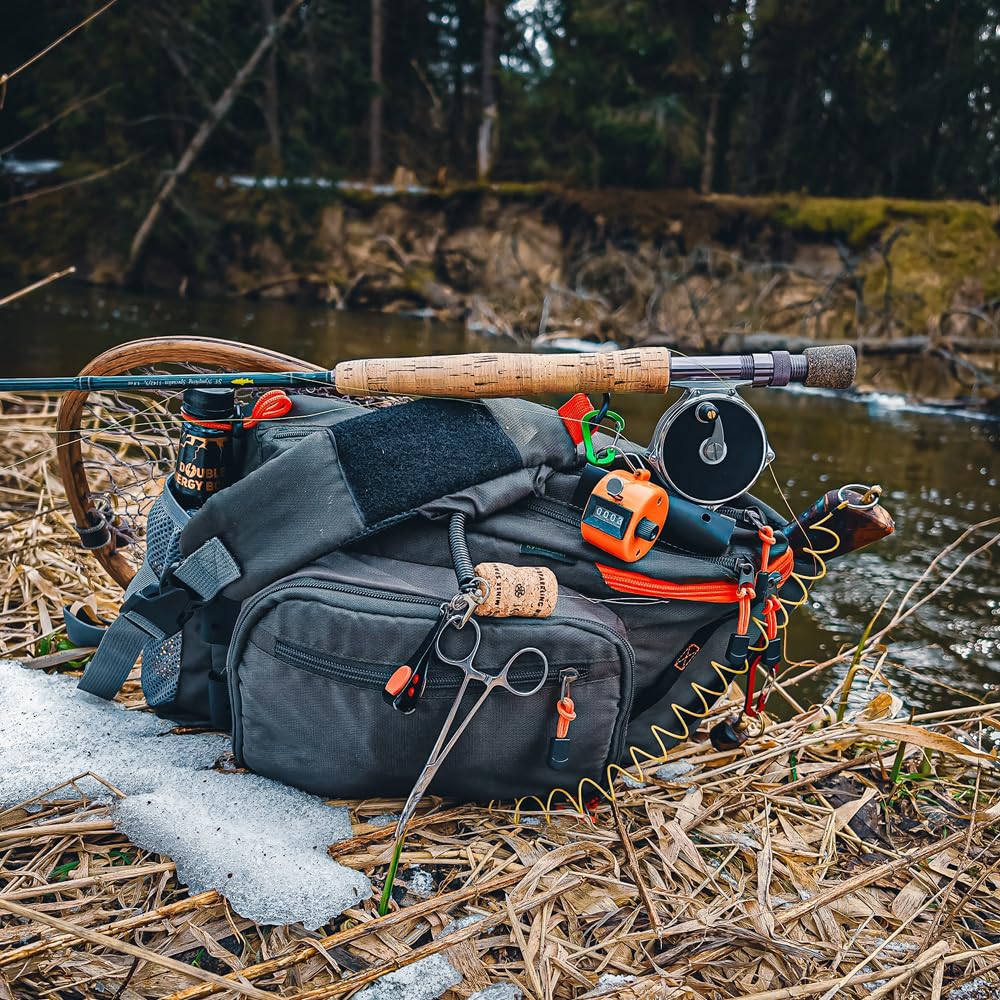 Raprance Sling Bag Pack Shoulder Molle Backpack for Fishing Outdoor Sports - Image 4