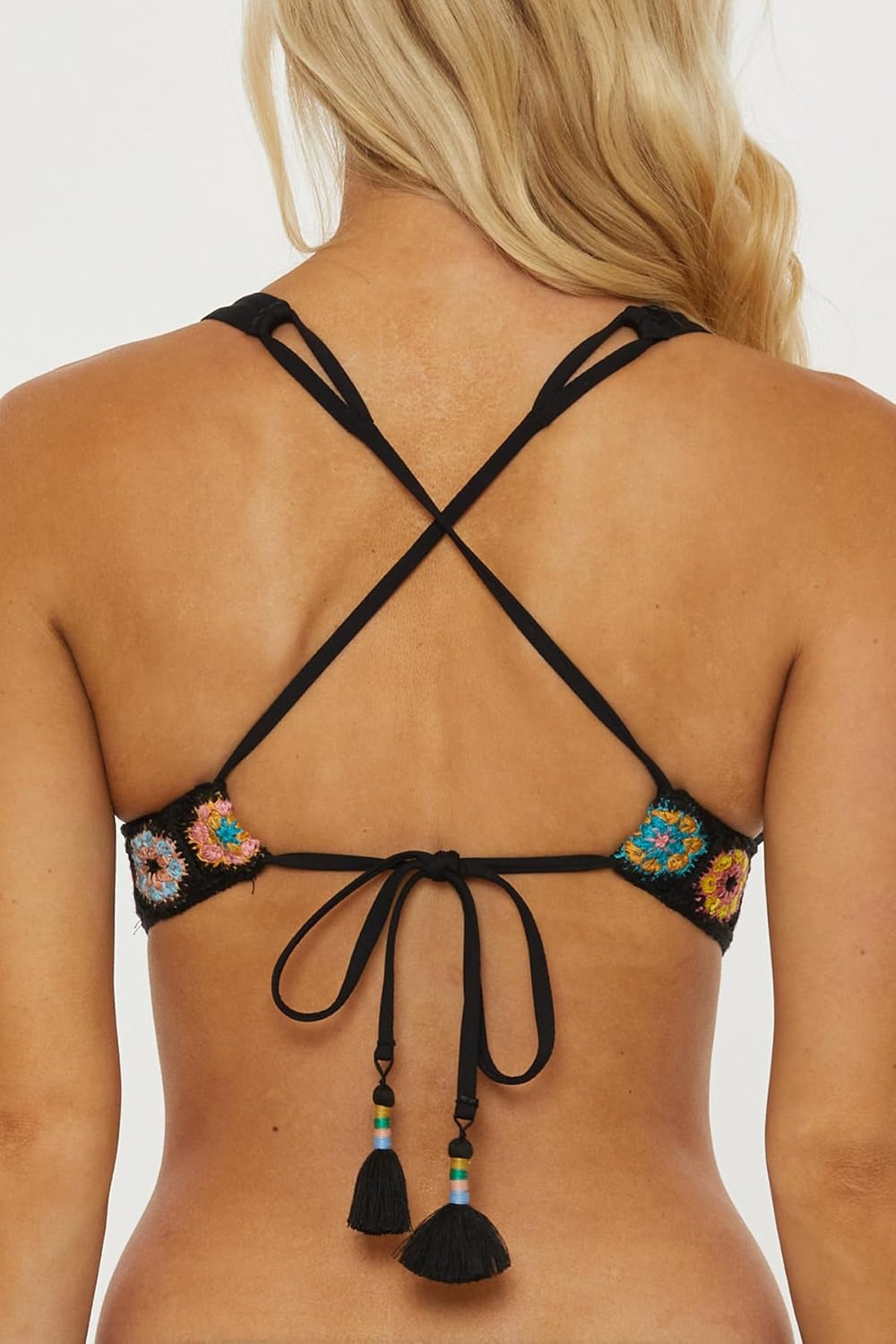 ISABELLA ROSE Women's 1969 Halter Bikini Top, Adjustable, Tie Back, Swimwear Separates - Image 2