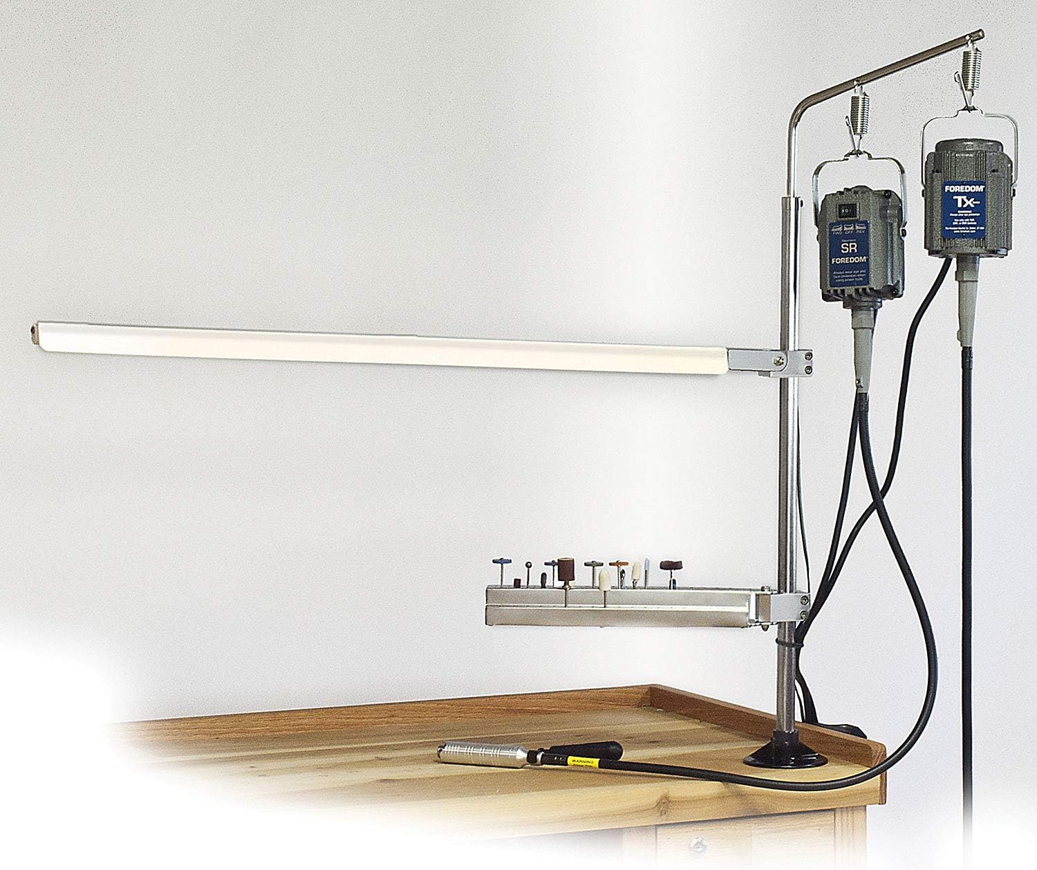 Accessory Holder Arm, for 99 3/32” shank bits, 3 Tiers, Accy. bar measures 30cm long x 5cm wide x 5cm, high, for use on MAMH-13