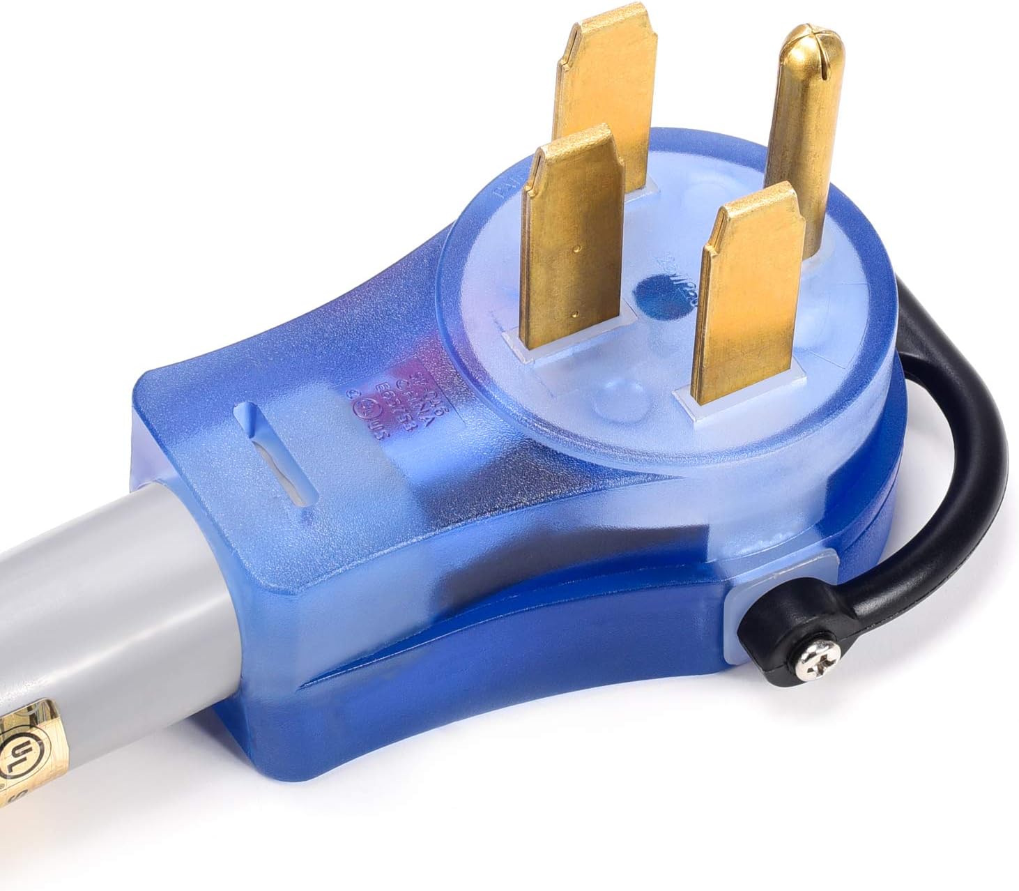 50 Amp RV/Generator Extension Cord,Nema 14-50P to SS2-50R,50A Male with Grip Handle to 50A Twist Lock Female Receptacle with LED Power Indicator (36FT)