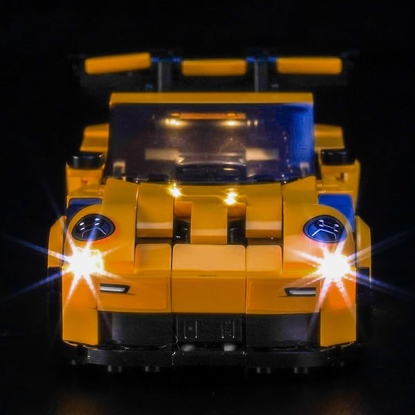 Kit d'éclairage LED compatible avec Lego Porsche 911 GT3 RS Super Car 77239 Jouet créatif - 2
