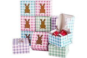 Small Easter Gift Boxes with Window for Treats and Candies