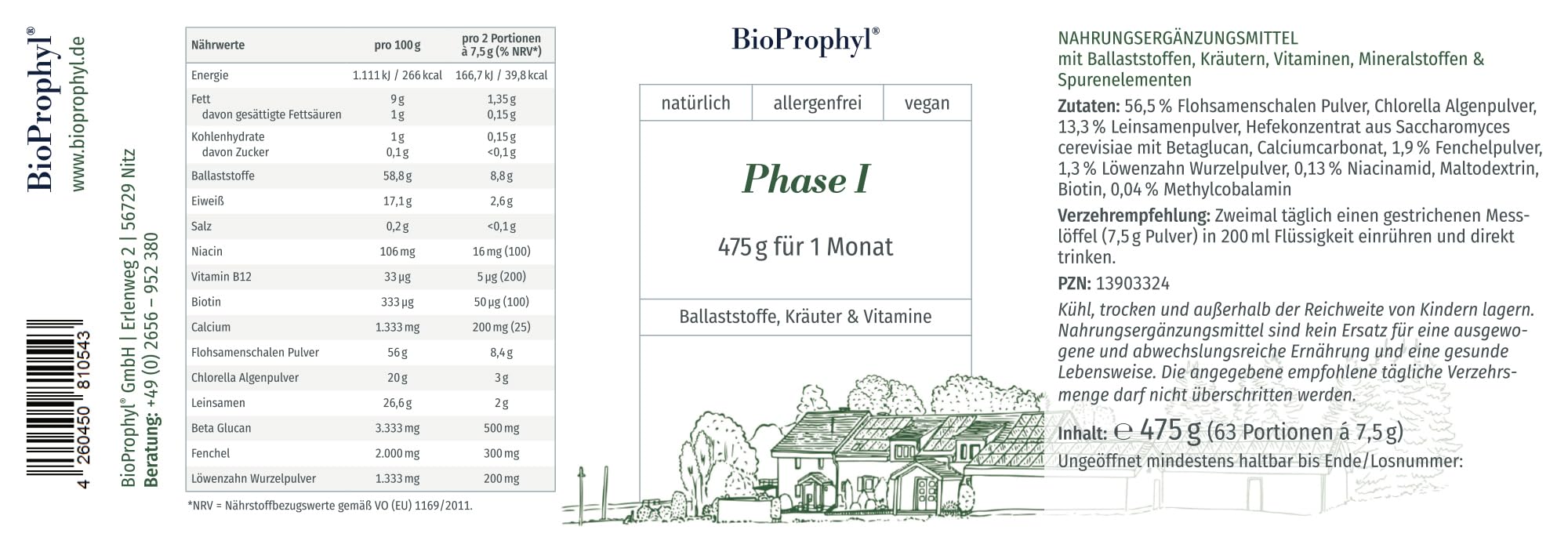Darmsanierung Phase 1 - Ballaststoffe, Kräuter und Vitamine