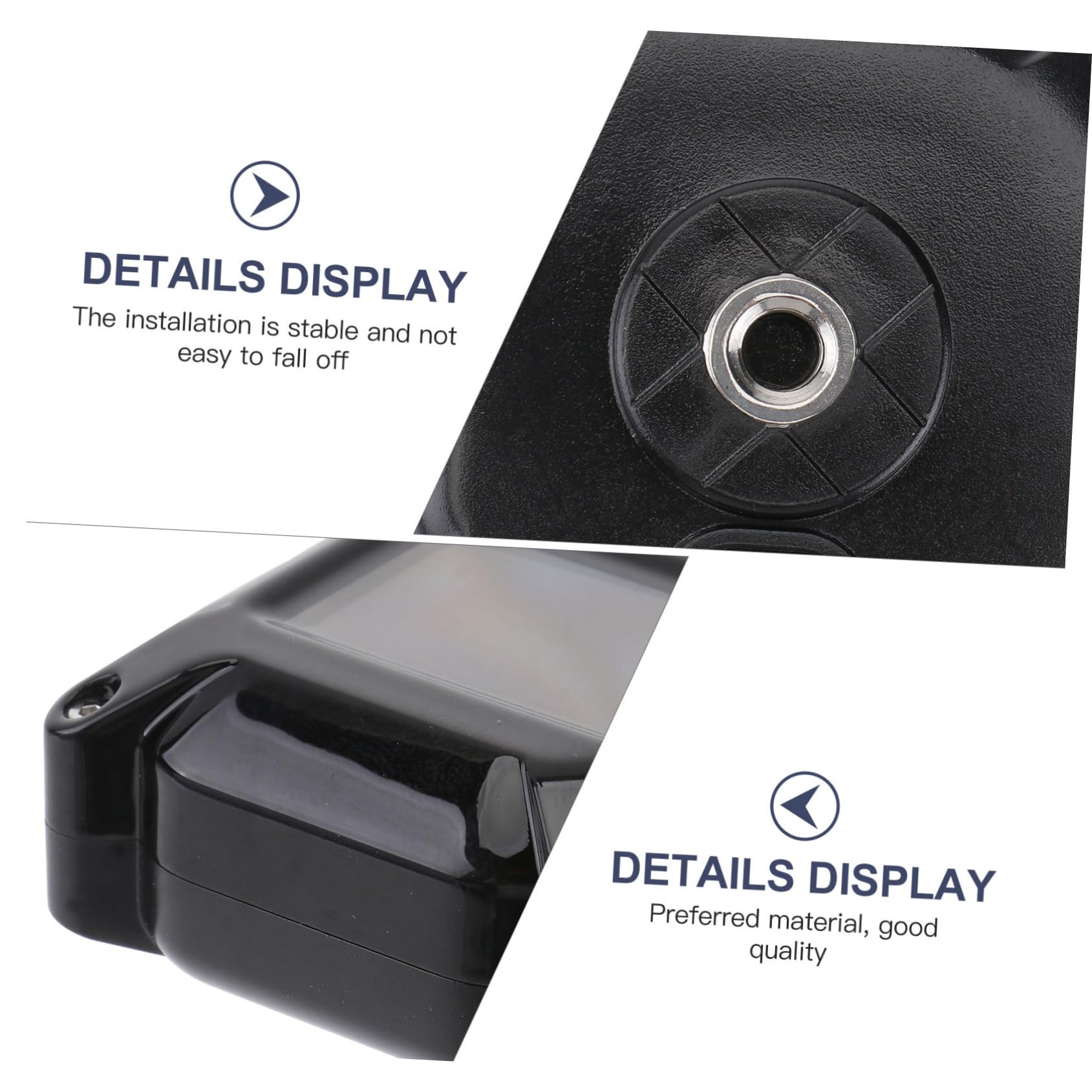 Holibanna Sensor de Presión de Neumáticos Monitoreo en Real de Presión y Temperatura Profesional Material Plástico Negro, Sistema Inalámbrico para Coche
