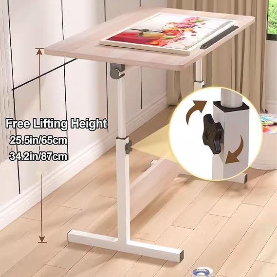 Adjustable Height and Angle Drafting Table, Art Desk, Drawing Table Easels for Artists, Computer Desk - Perfect for Home and Office Use(Size:15.7x23.6in/40x60cm,Color:B)