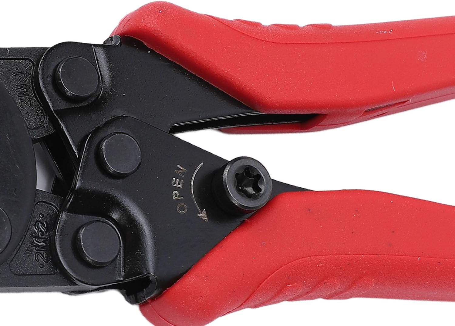 Hilitand Ratchet Terminal Crimper, Alloy Steel Ratchet Wire Crimping Tool with Precise System for UT OT C45 Terminals 0.3mm to 5.5mm
