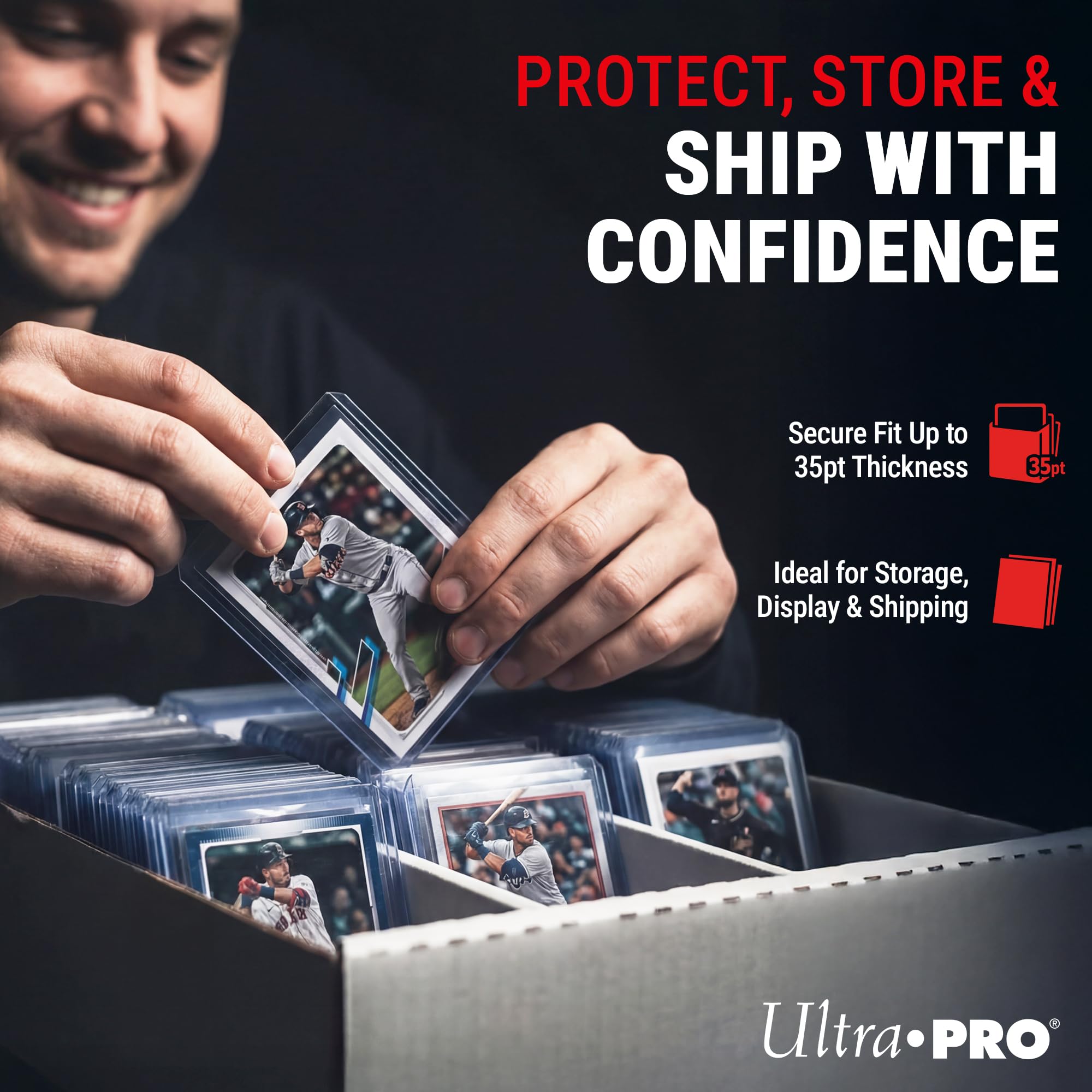Amazon.co.jp: Ultra Pro 3インチ x 4インチ トレーディングカード