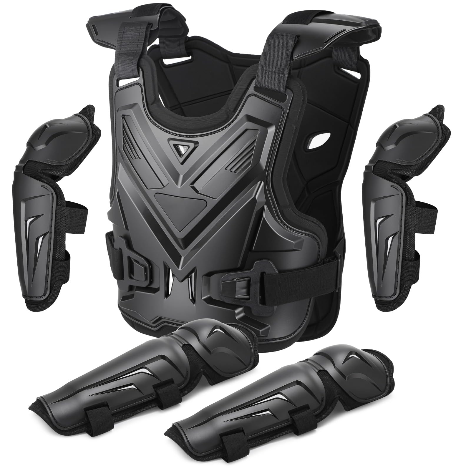yeesport Motocross Brustpanzer Motorrad Protektoren Set Knie Ellbogen ATV