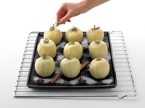 Miniatura 4 de Lekue Bandeja para hornear antiderrames de 12 x 16 pulgadas, color negro