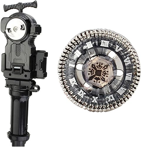Dwin Juguetes de batalla  Metal Fusion Spinning Top Classic BB-104 Basalto Horogium 145WD con lanzador de destripador agarre cuerda BeyLauncher LR