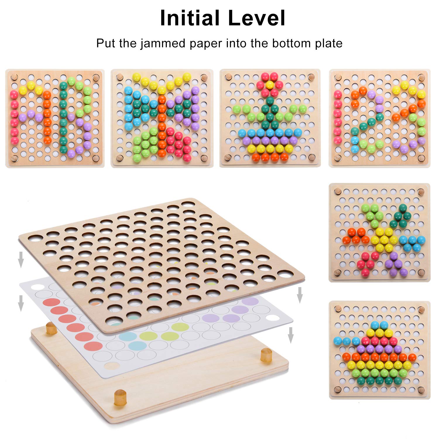 Jouets Clips Colorés Pour Enfants - Lot De 20 - Apprentissage Comptage Et Motricité - Artisanat Et Sable