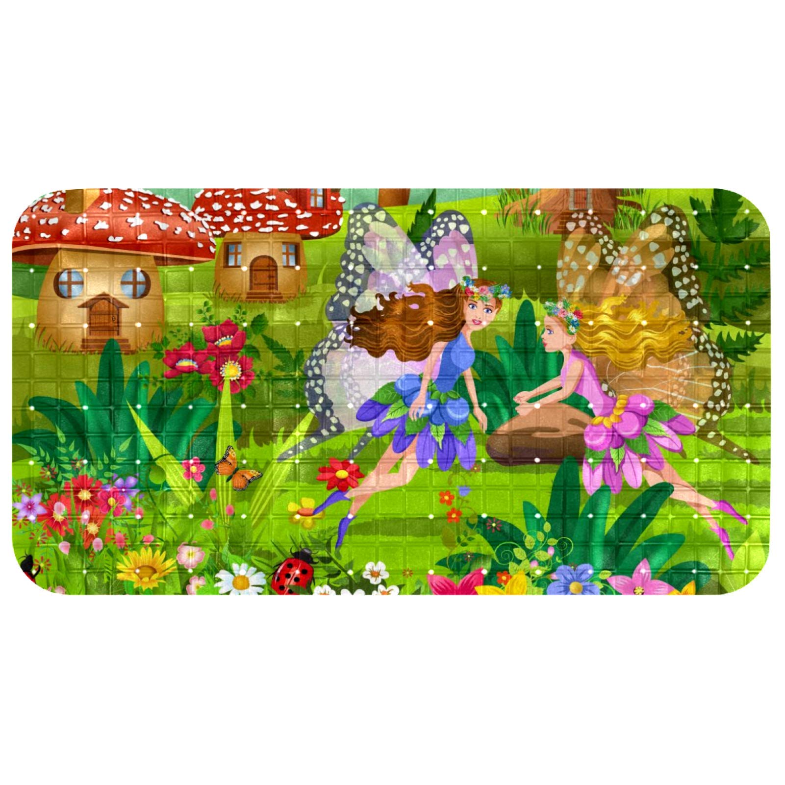 Tapis de bain rectangulaire pour massage féerique dans votre salle d'eau