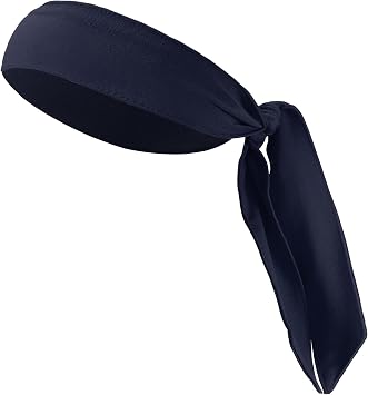 VOCOSTE 1 Pcs Adjustable Soft Sport Headband, Sweat Wicking Gym Tennis Tie Sweatband for Men Women,