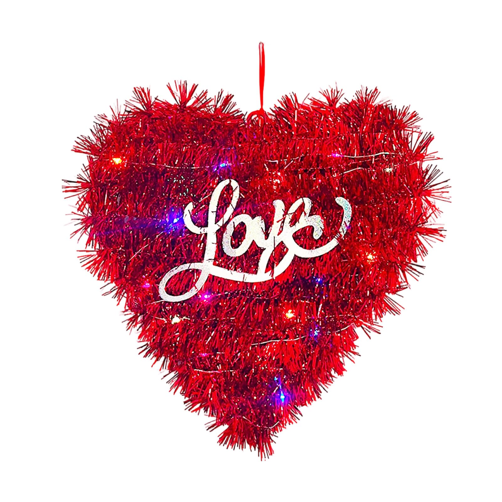 Tsophreniq Valentine ' s Day Door Wreath for Dorms Apartments Decorative Garlands for Parties and Gatherings Apartment Valentine Decoration