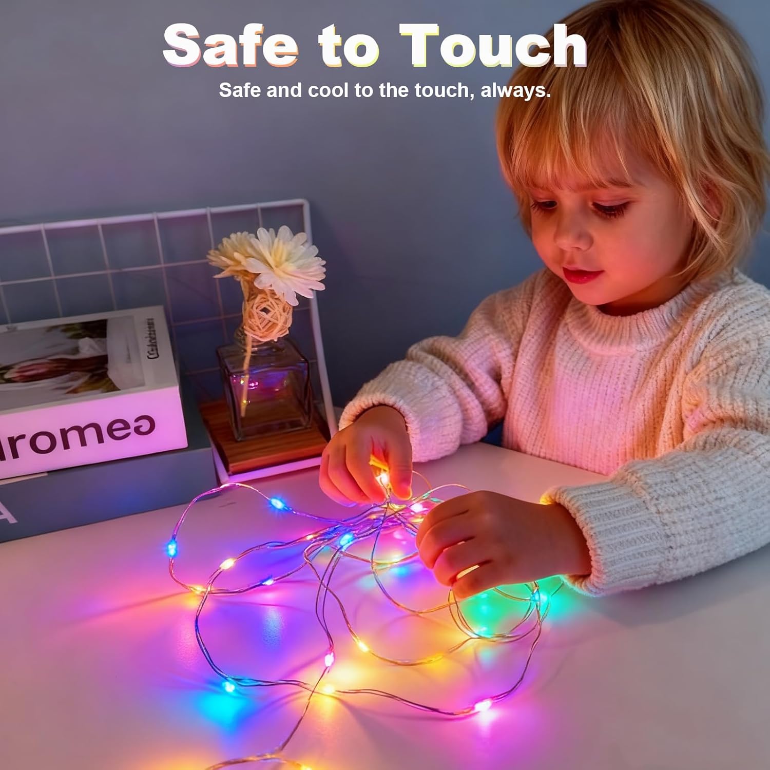 Lemical フェアリーライト 65.6フィート 200 LED USBプラグイン トゥインクルストリングライト リモコンとタイマ