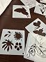 MWOOT 64 Pochoirs Peinture Fleurs Mixtes - Petits Stencils Printemps Réutilisables 7.62cm