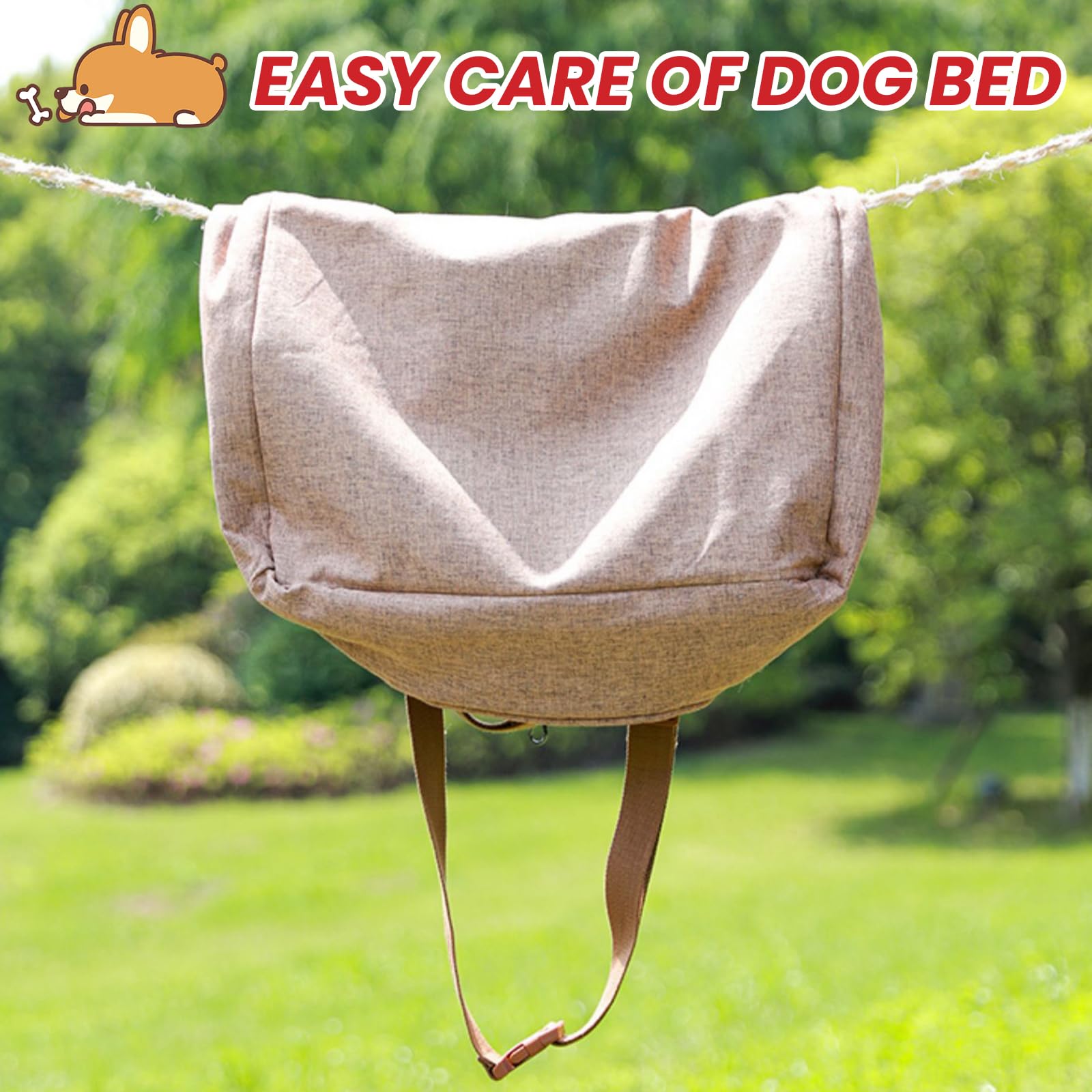 Asiento De Coche para Perros, Cama para Perros, Cajas De Transporte, Canastas para Gatos, Asiento Perro Coche Pequeño Mediano con Cinturón De Seguridad Antideslizante