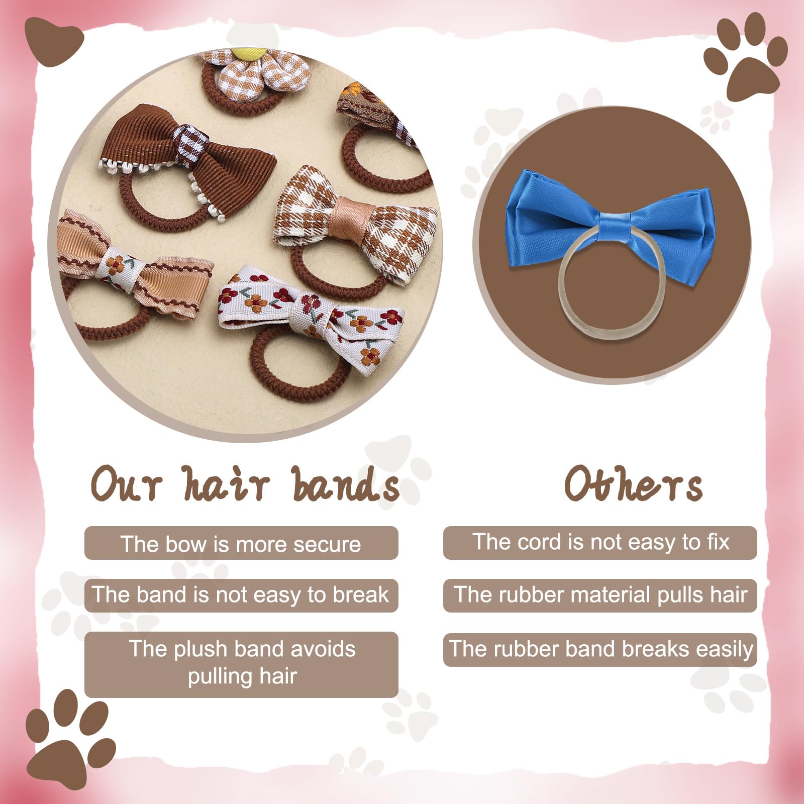 20pcs Dog Hair Bows - Image 4